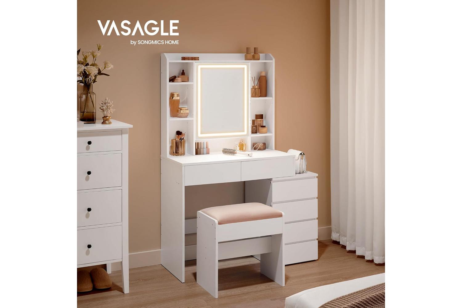 Vanity Table | Vanity Table | Wood Chipboard | 97.5cm Wide [Ex-Display - DS250377-001962]