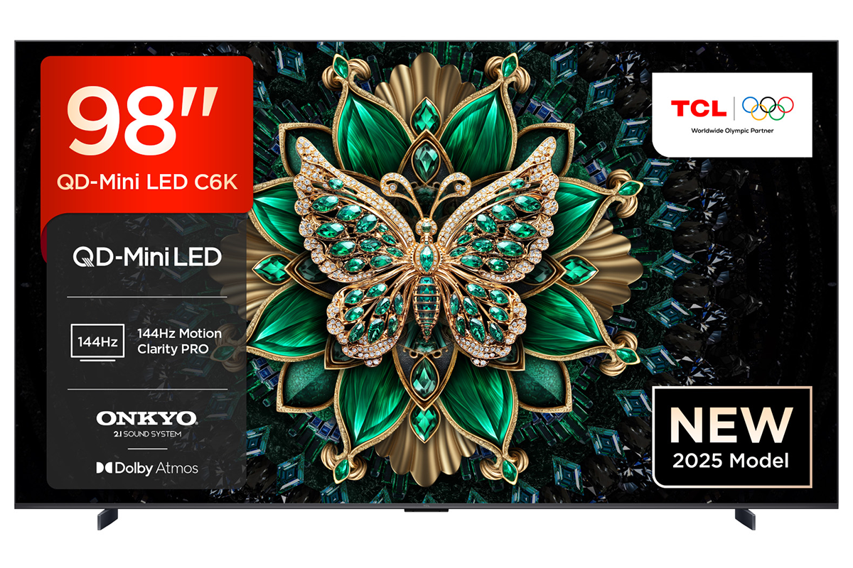TCL C6K 98" 4K UHD HDR Mini LED QLED Google TV | 98C6K