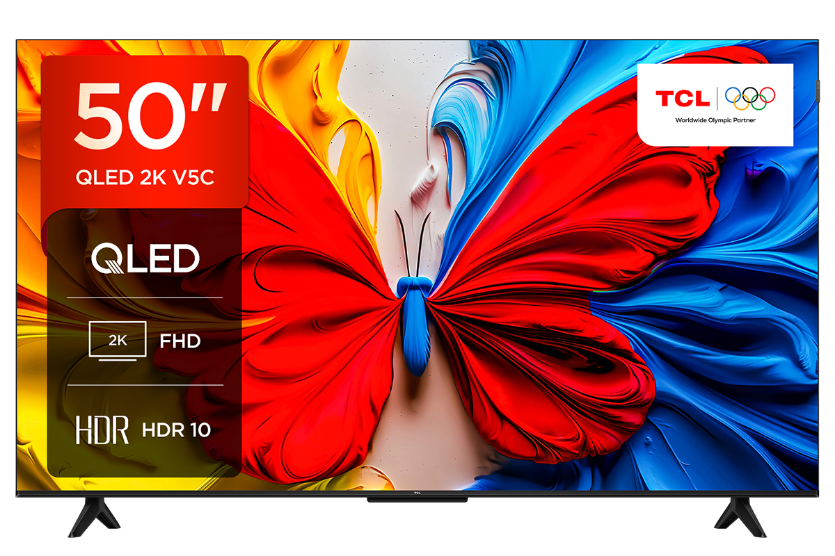 TCL 50" QLED Full HD Android Smart TV | 50V5C