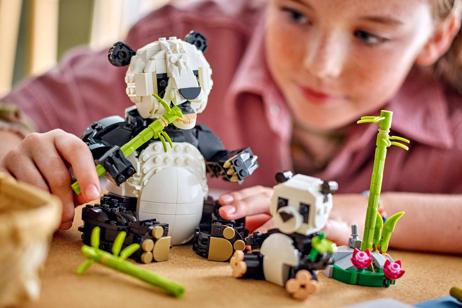 Lego Creator 3-in-1 Wild Animal Panda Family Building Toys Set