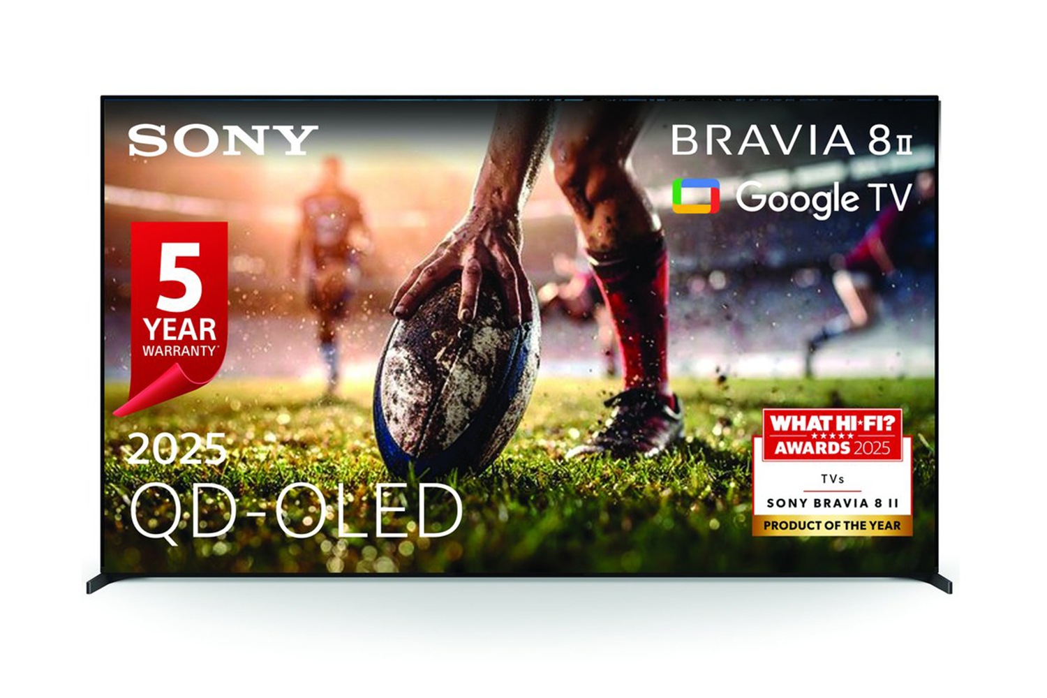 Sony 55" BRAVIA 8 II QD-OLED TV (2025)  | K55XR8M25BP.UKA