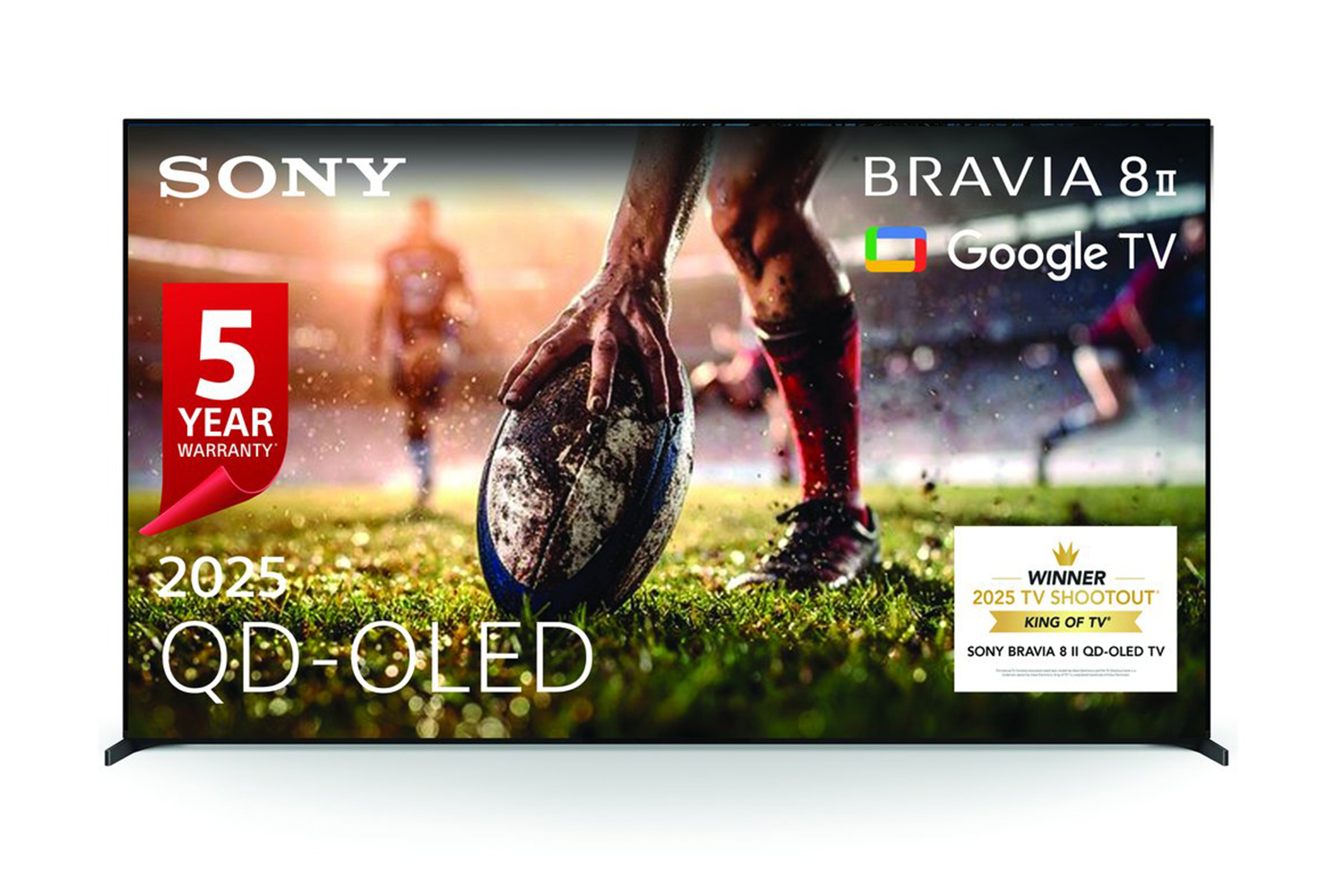 Sony 65" BRAVIA 8 II QD-OLED TV (2025)  | K65XR8M25B.UKA