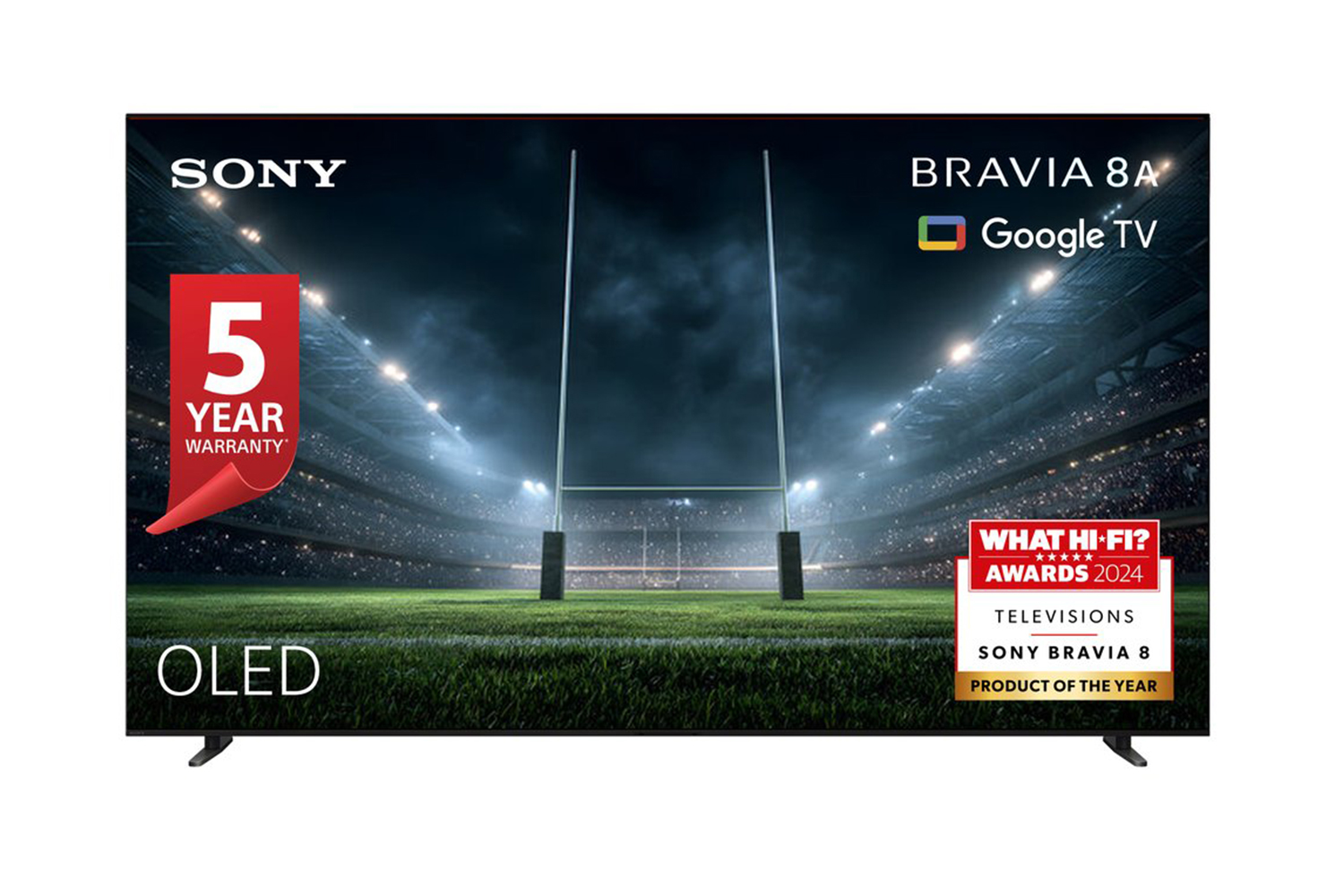 Sony  65" BRAVIA 4K OLED Google TV | K65XR8A1B.UKA