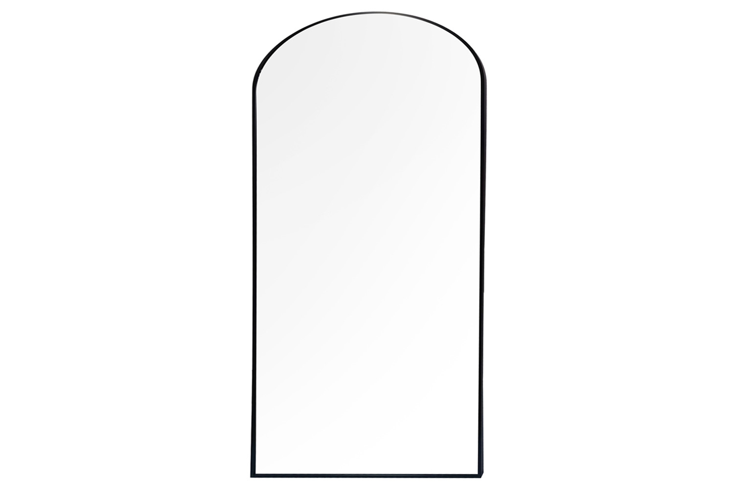Modena Arched Leaner Mirror | Black | 80 x 180 cm