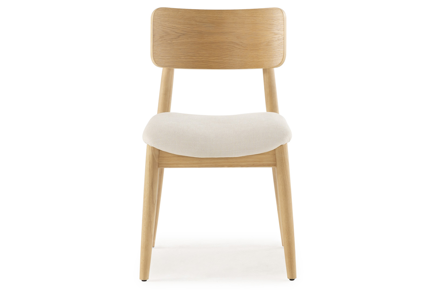 Transformer Round Chair | Cream/Scandinavian Oak | Set of 2