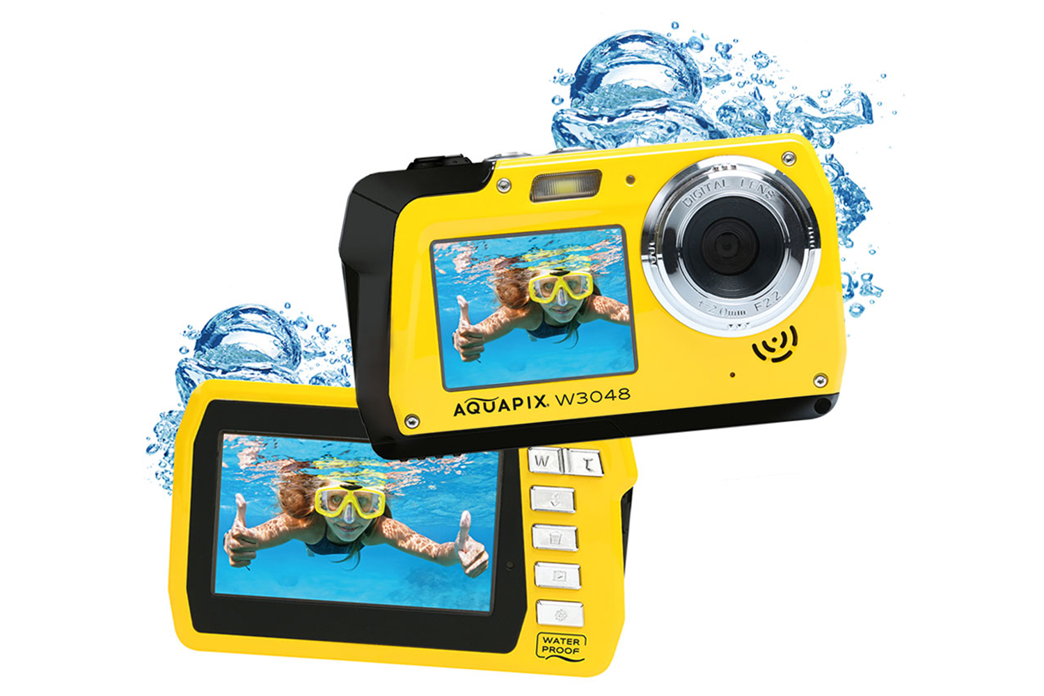 Easypix Aquapix W3048 Edge Camera | Yellow