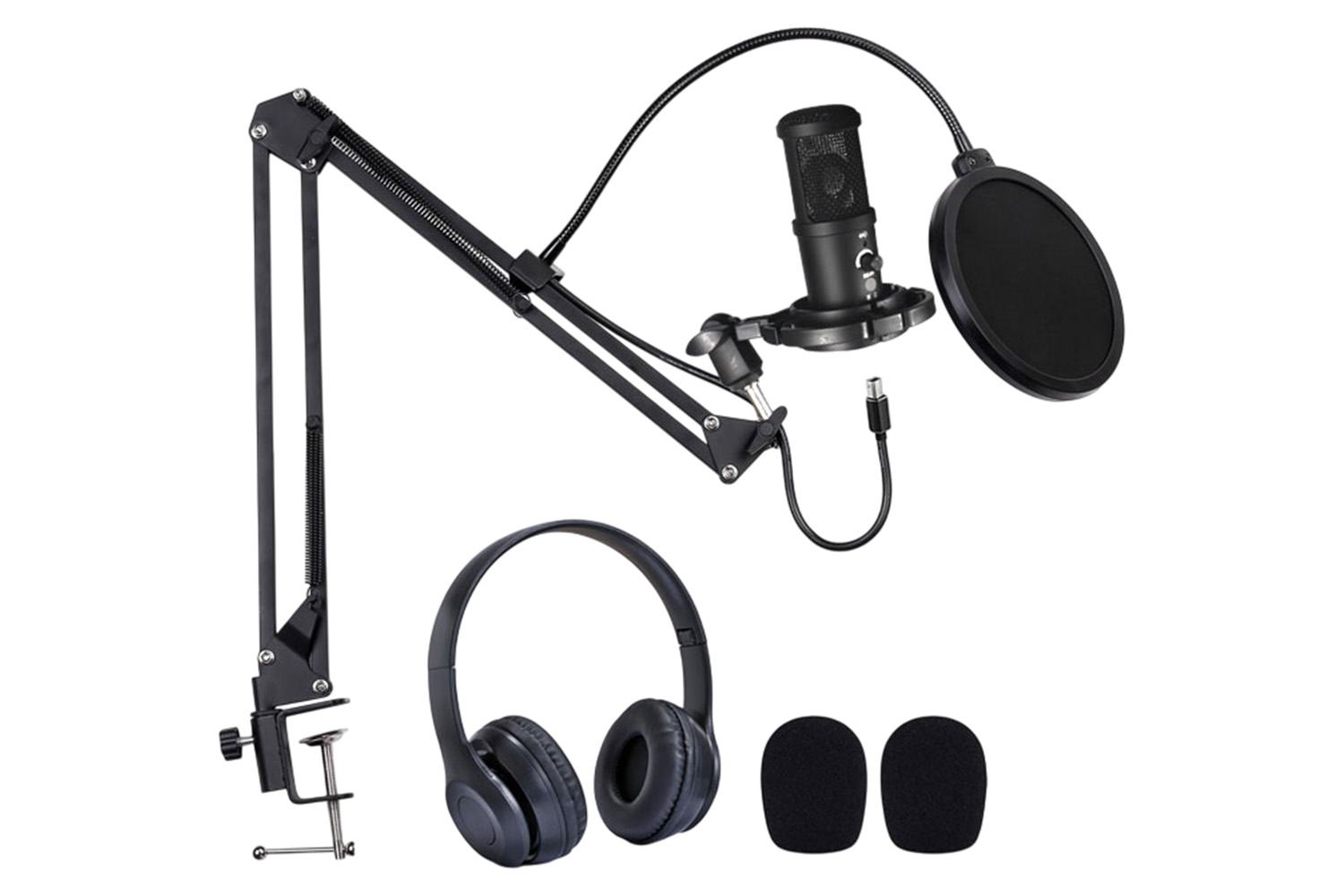 Easypix MyStudio Microphone and Headphone Podcast Kit