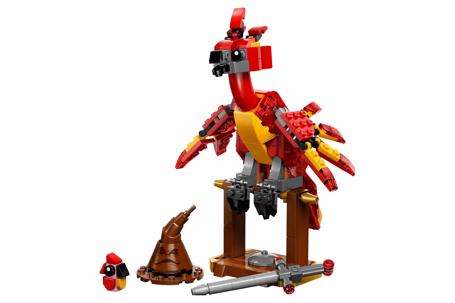 Lego Harry Potter Fawkes Dumbledore's Phoenix Building Toys Set