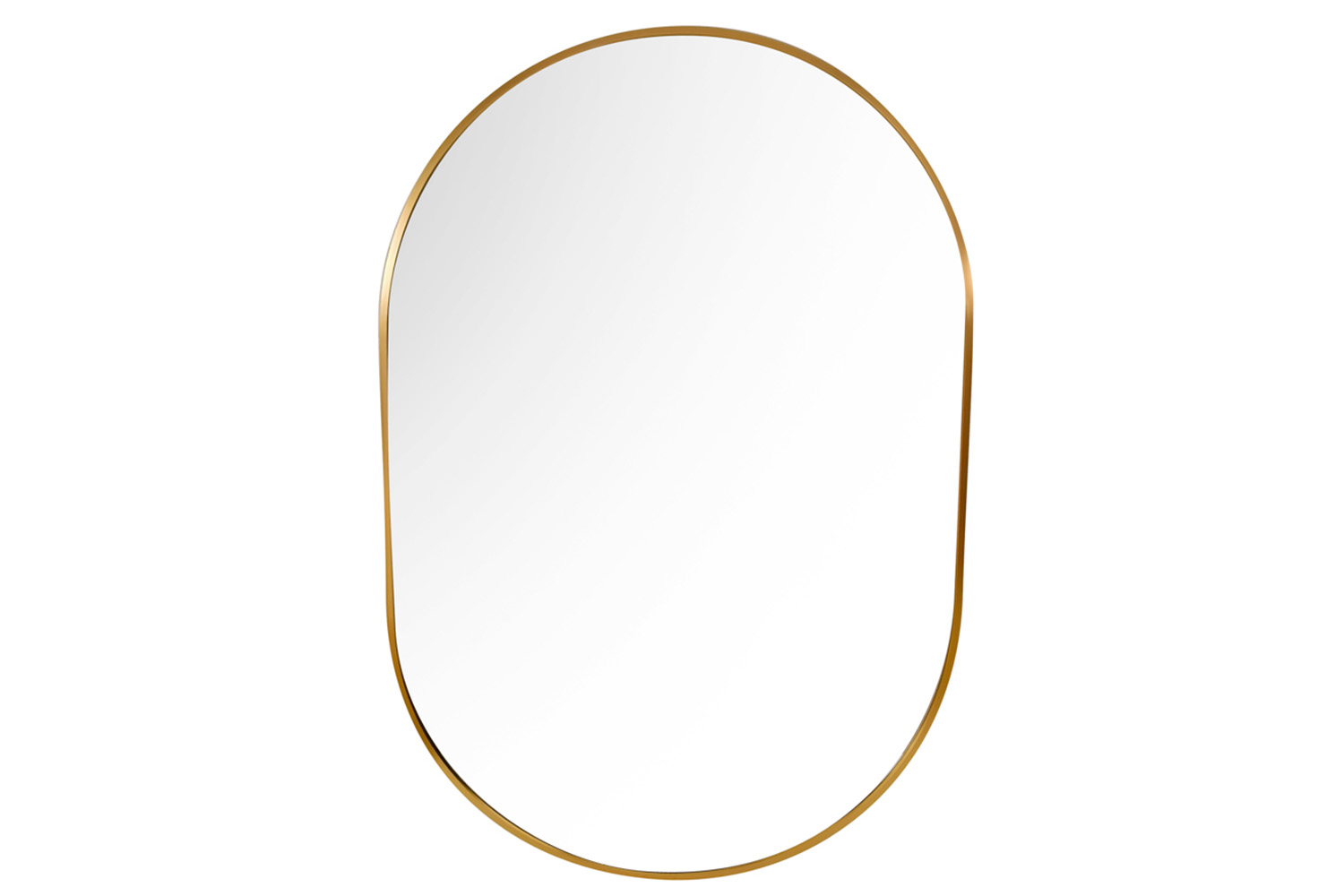 Modena Oval Wall Mirror | Gold | 60 x 90 cm