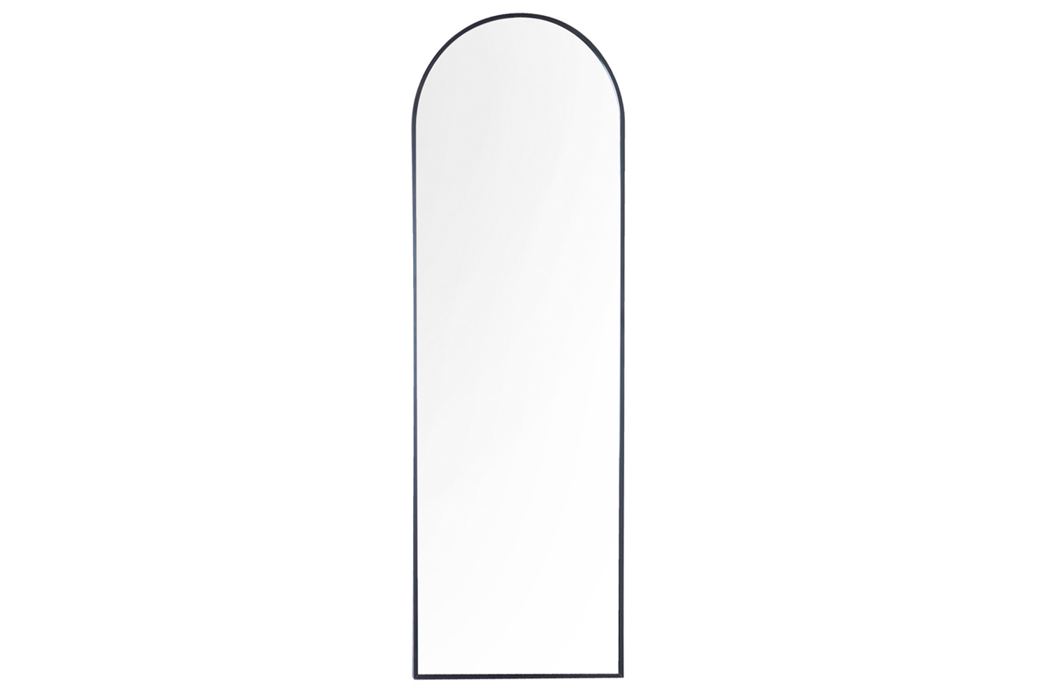 Modena Arched Wall Mirror | Black | 40 x 120 cm
