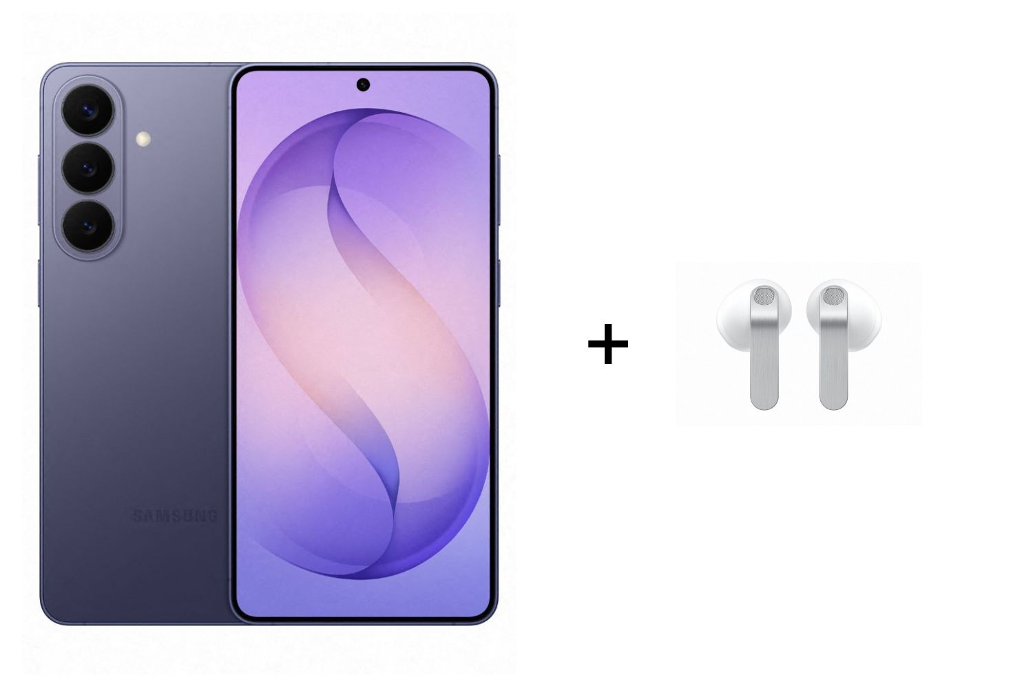 Samsung Galaxy S26 | 12GB | 512GB | 5G | Cobalt Violet & Buds 4 White Bundle