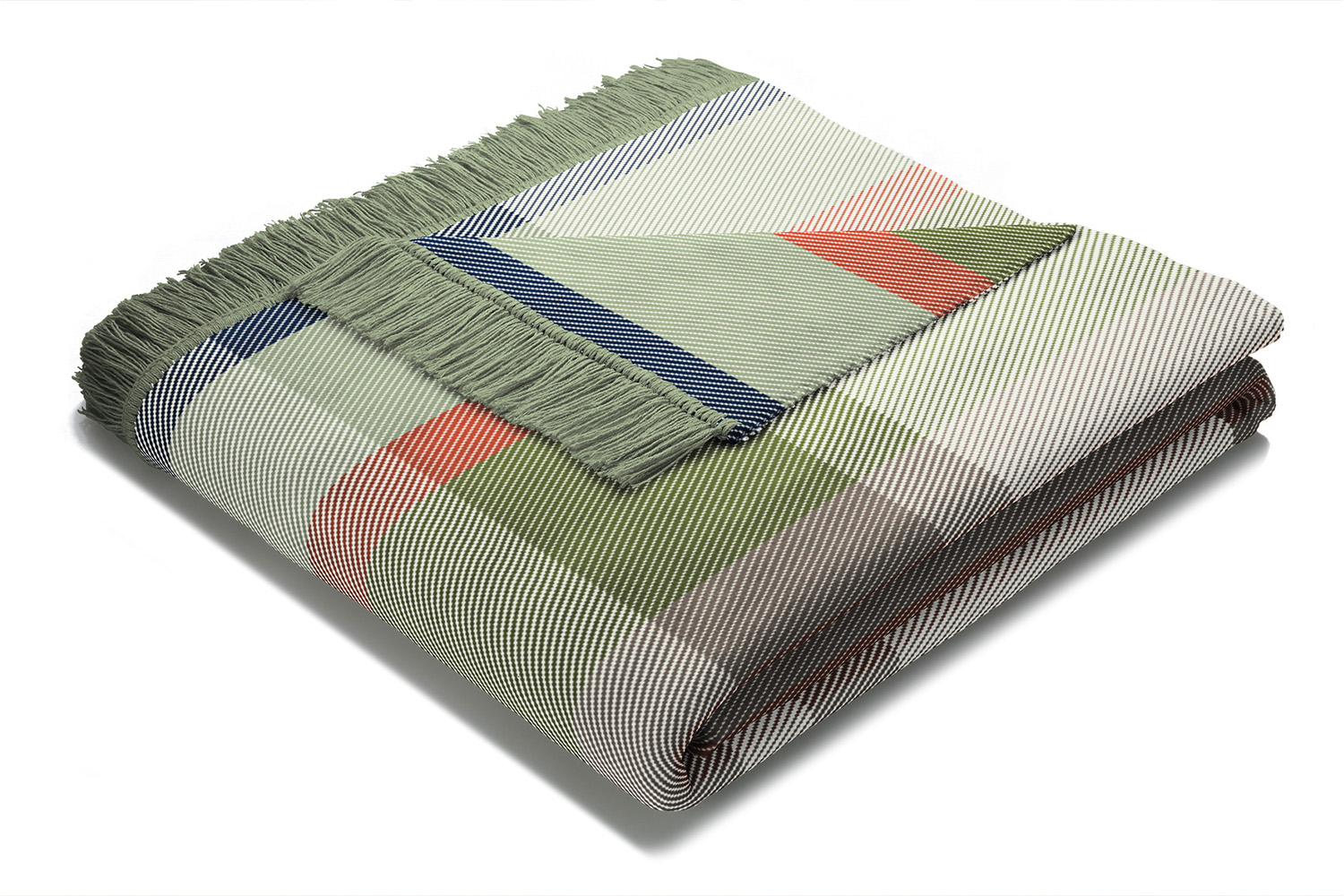 Panel Check Blanket | Multicolour | 140 x 180 cm