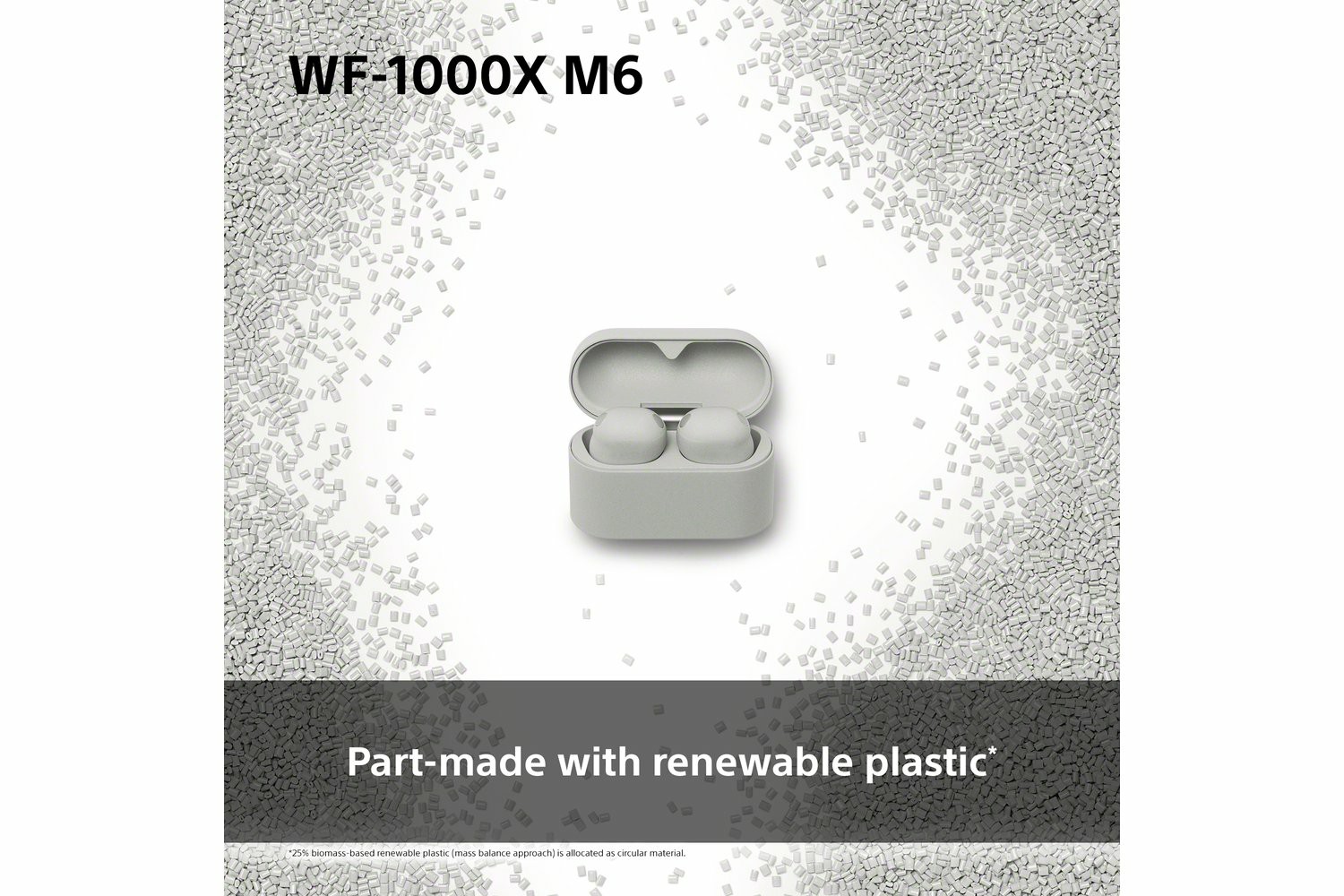 Sony XM6 True Wireless Active Noise Cancelling Earbuds | Silver