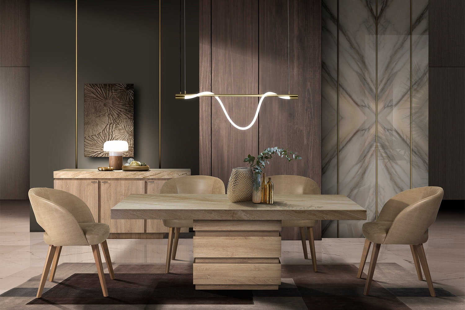 Goya Dining Table | 180 cm | Luna Bay