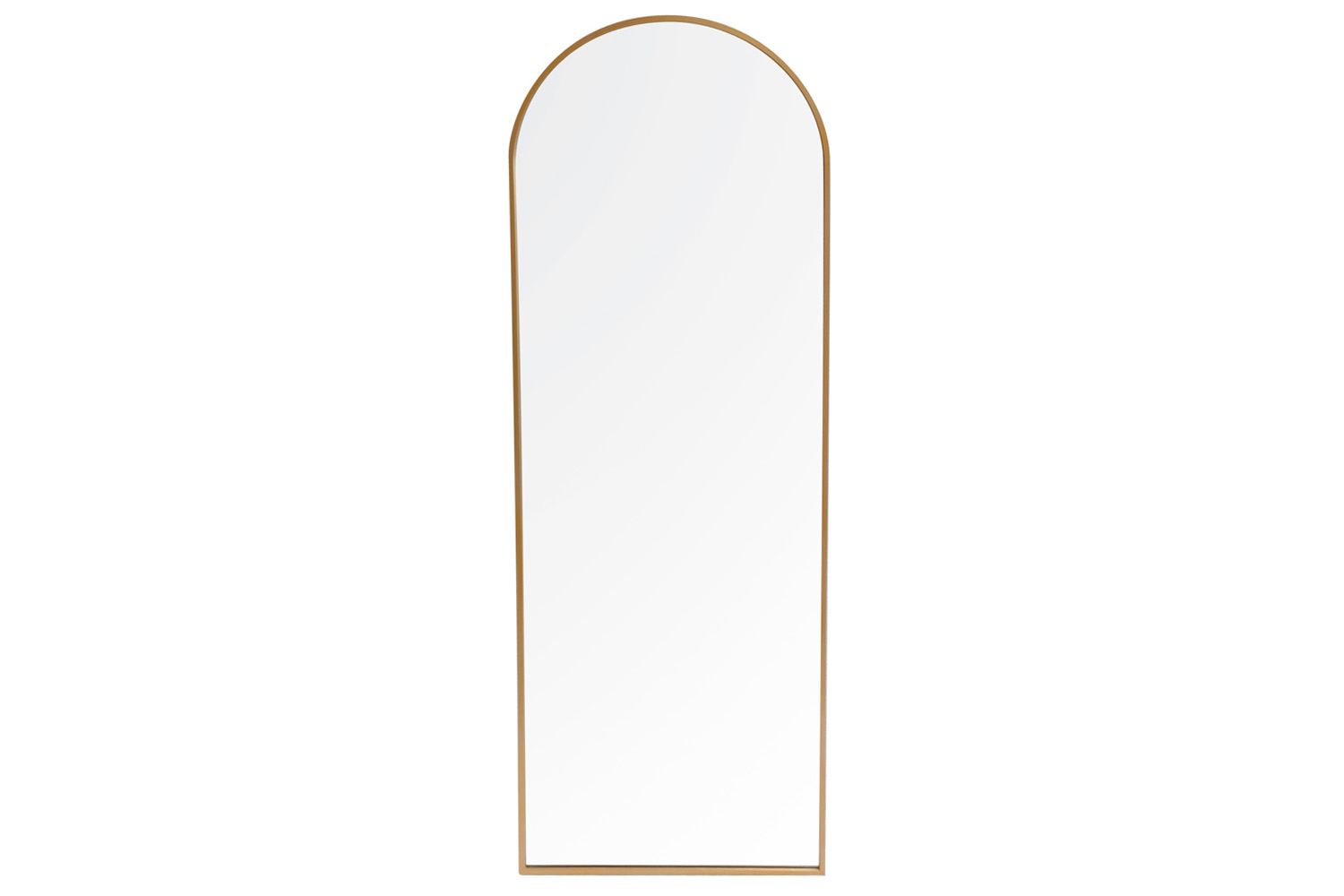 Modena Arched Wall Mirror | Gold | 40 x 120 cm