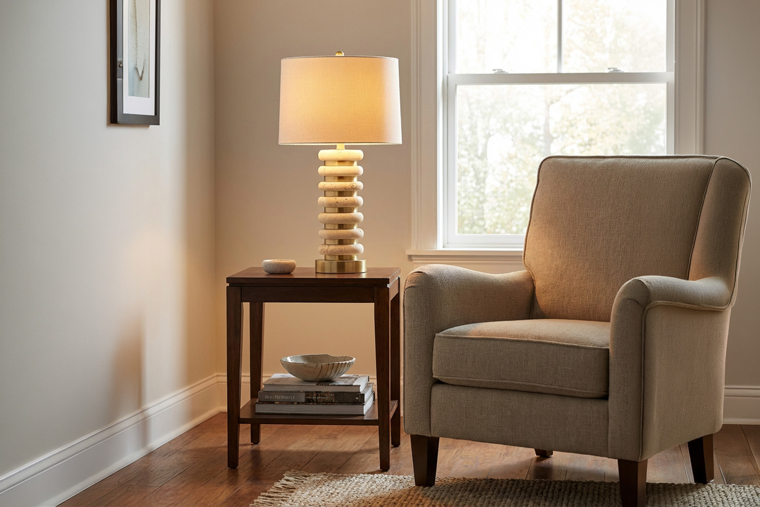 Yara Table Lamp | Gold | 71cm