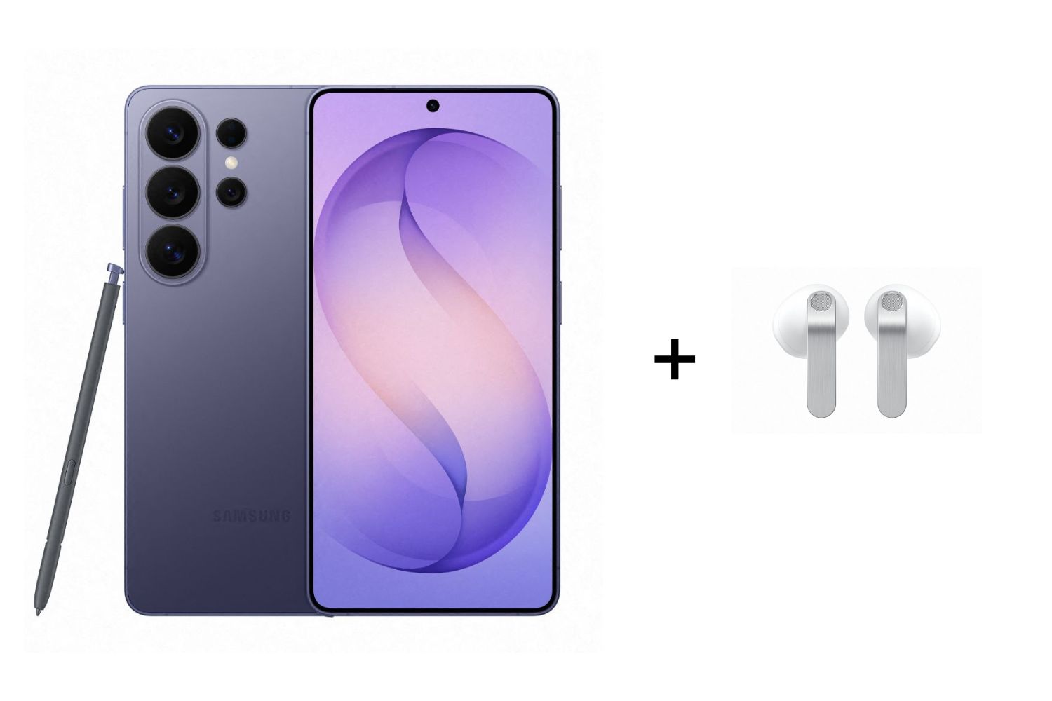 Samsung Galaxy S26 Ultra | 12GB | 512GB | 5G | Violet & Buds 4 White Bundle