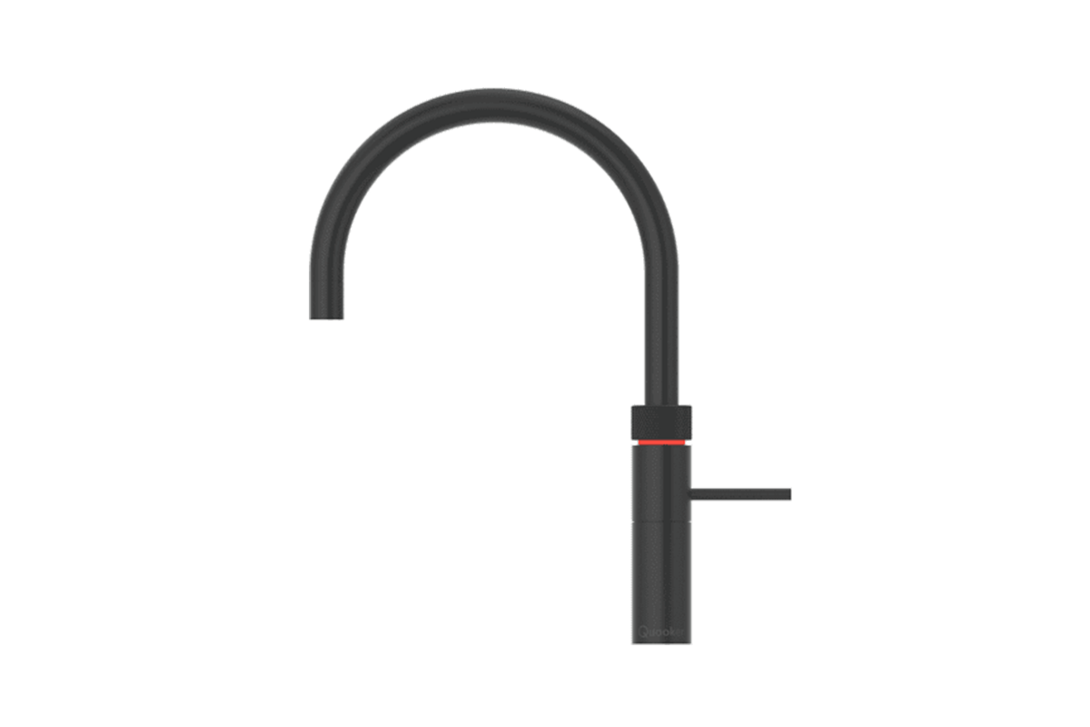 Quooker Round Fusion Tap | Black | FNRBLK