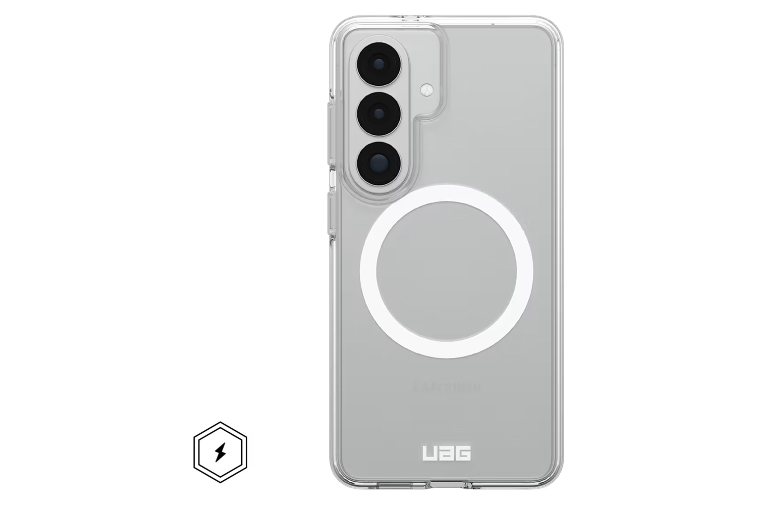 UAG Scout Clear Samsung Galaxy S26 Case | Ice/White