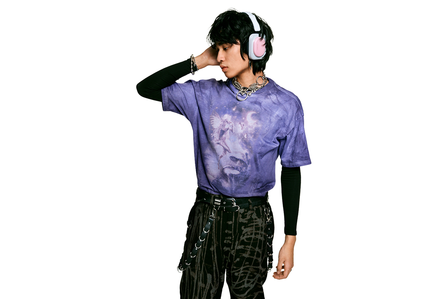 Nothing (a) On-Ear Wireless Active Noise Cancelling Headphones | Pink