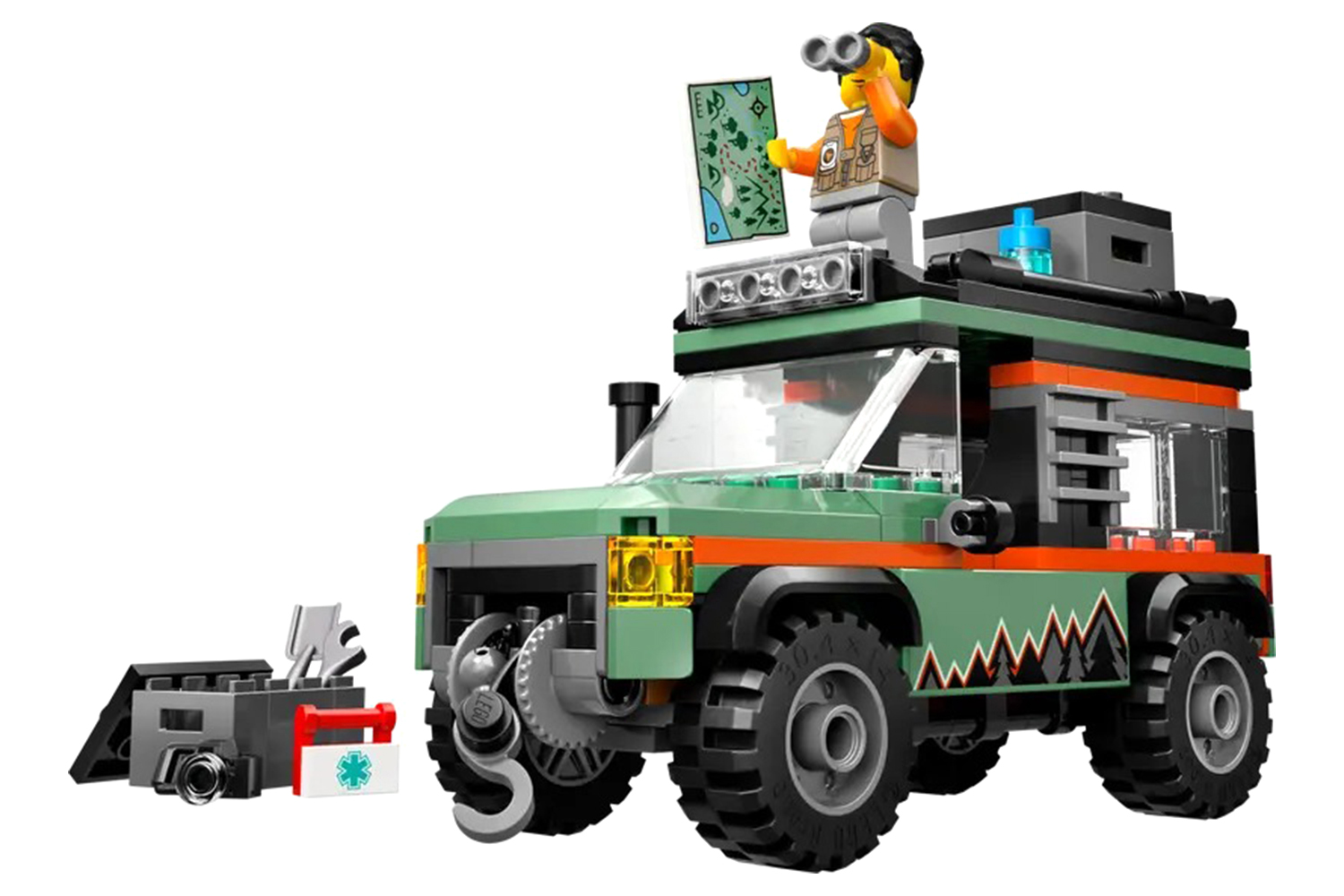 Lego Off-Road 4x4 Mountain Truck Building Toys