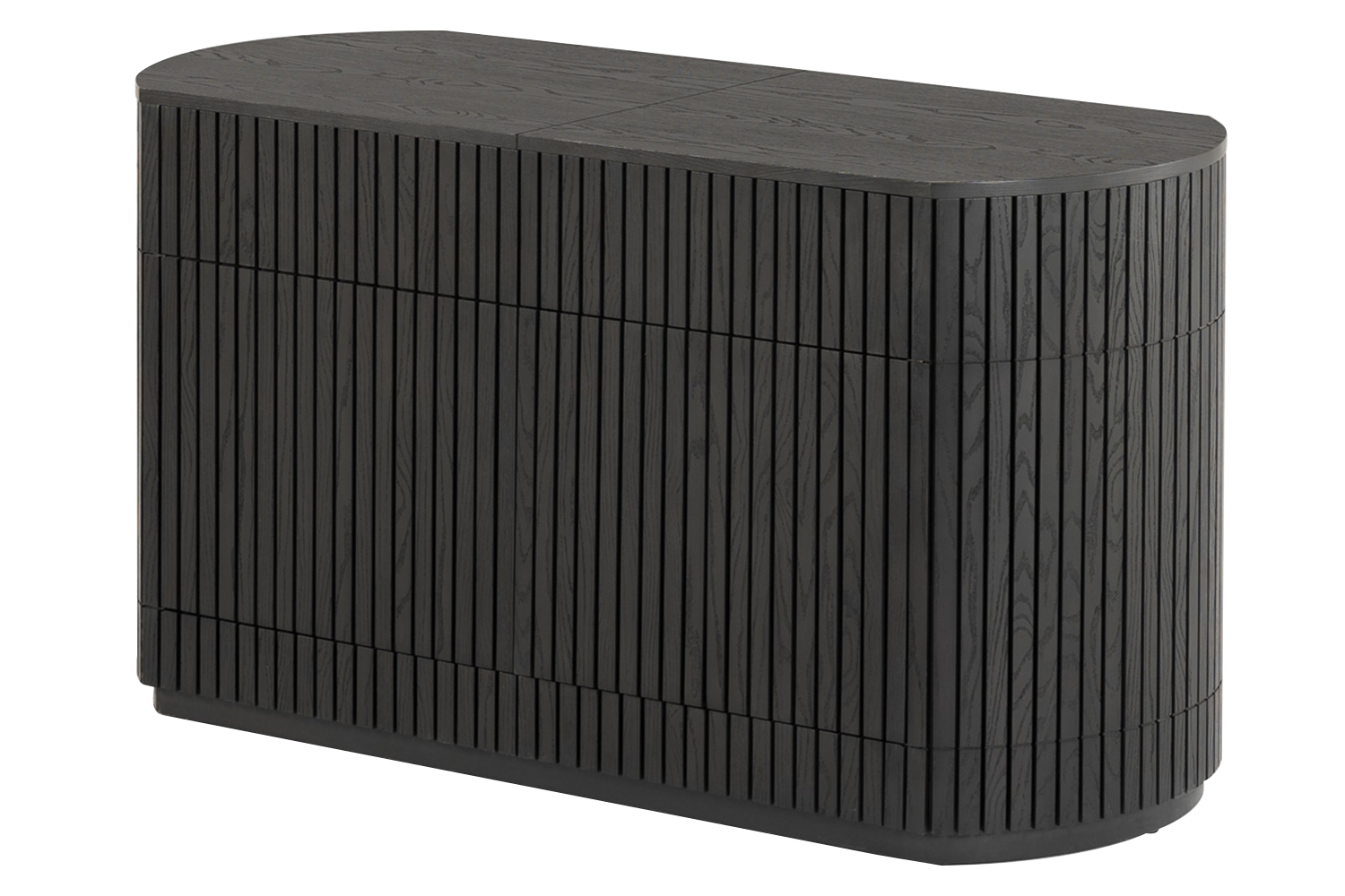 Transformer Round Sideboard | Smoked Hickory