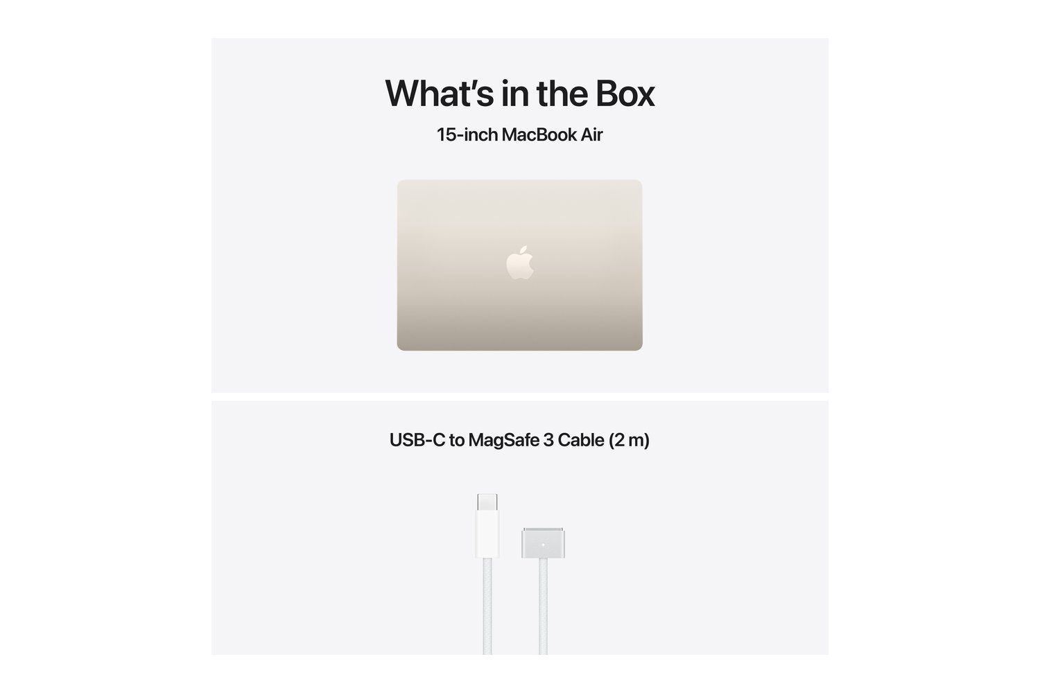 MacBook Air 15" | M5 | 10-Core CPU | 16GB | 512GB | Starlight (2026)