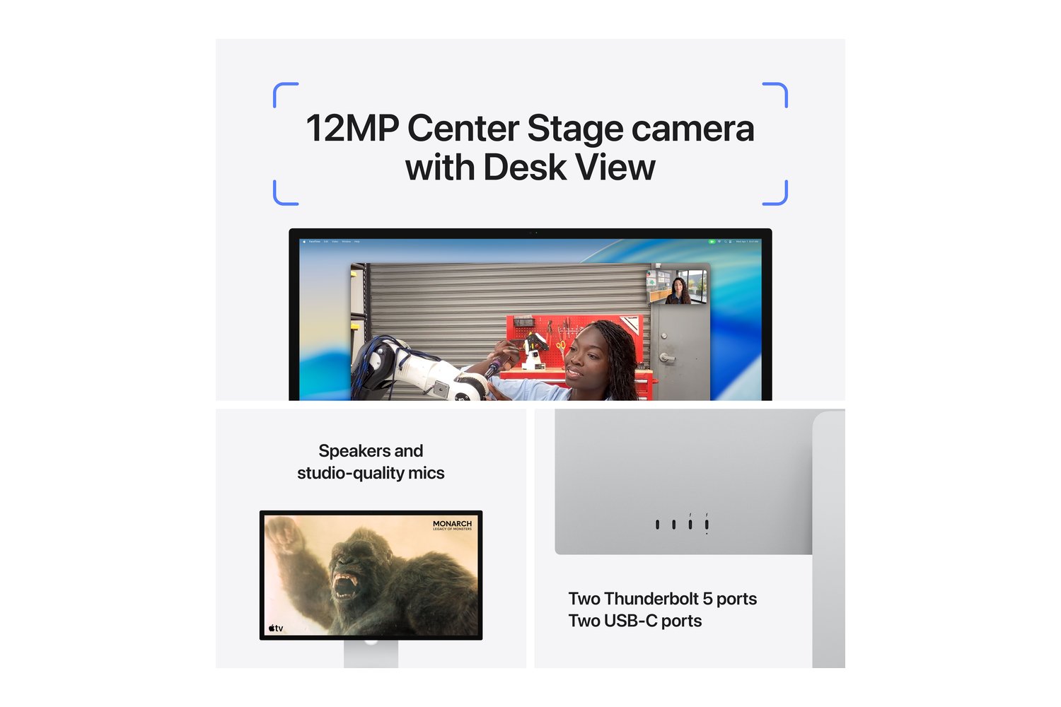 Apple Studio Display 27" (2026) |  Standard Glass | VESA Mount Adapter