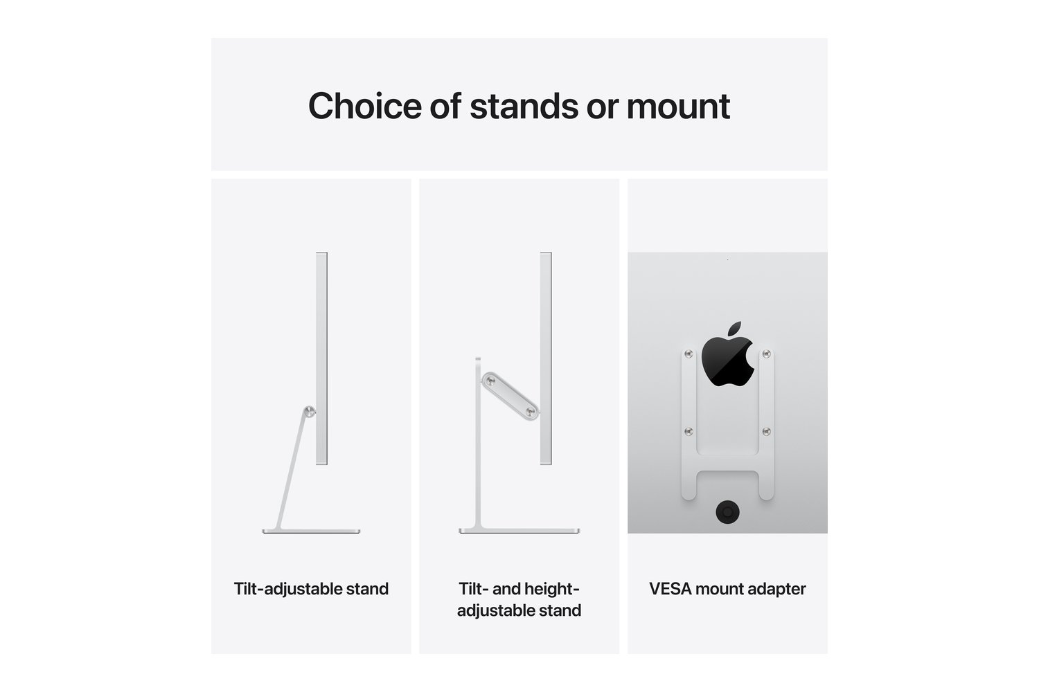 Apple Studio Display 27" (2026) |  Standard Glass | Height Adjustable