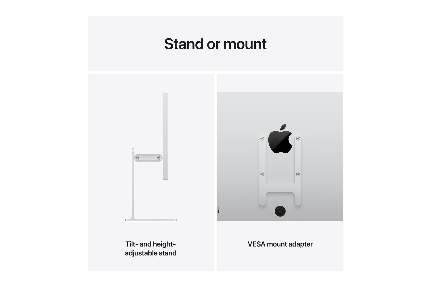 Apple Studio Display 27" XDR (2026) |  Nano-texture Glass | VESA Mount Adapter