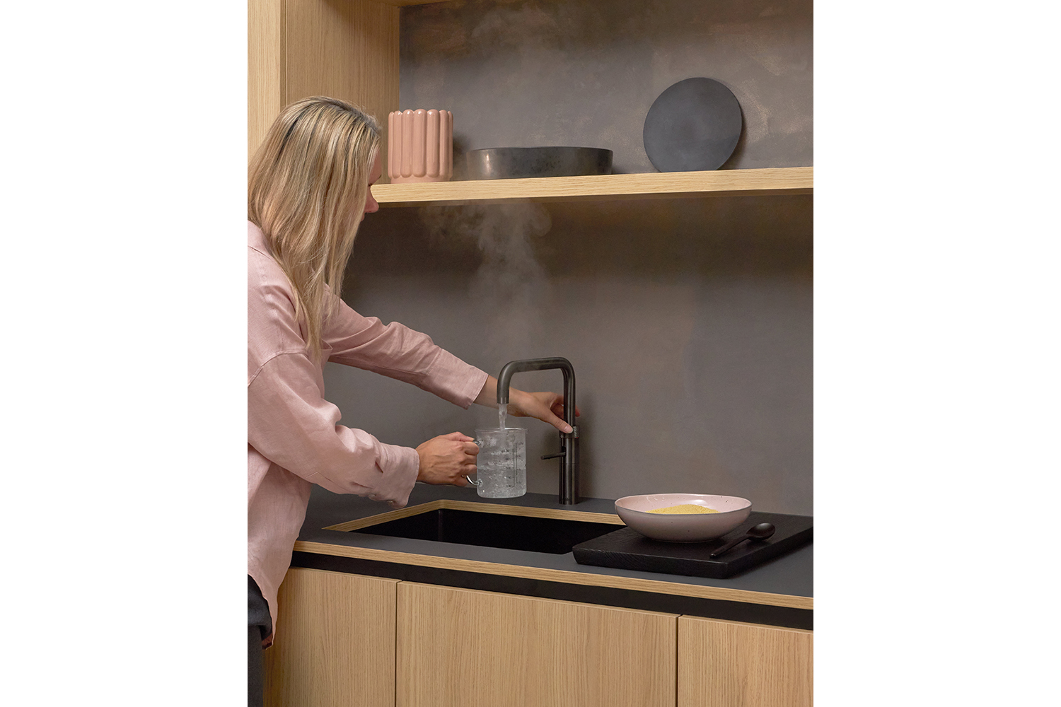 Quooker Fusion Square Tap | Gunmetal | FNSGME