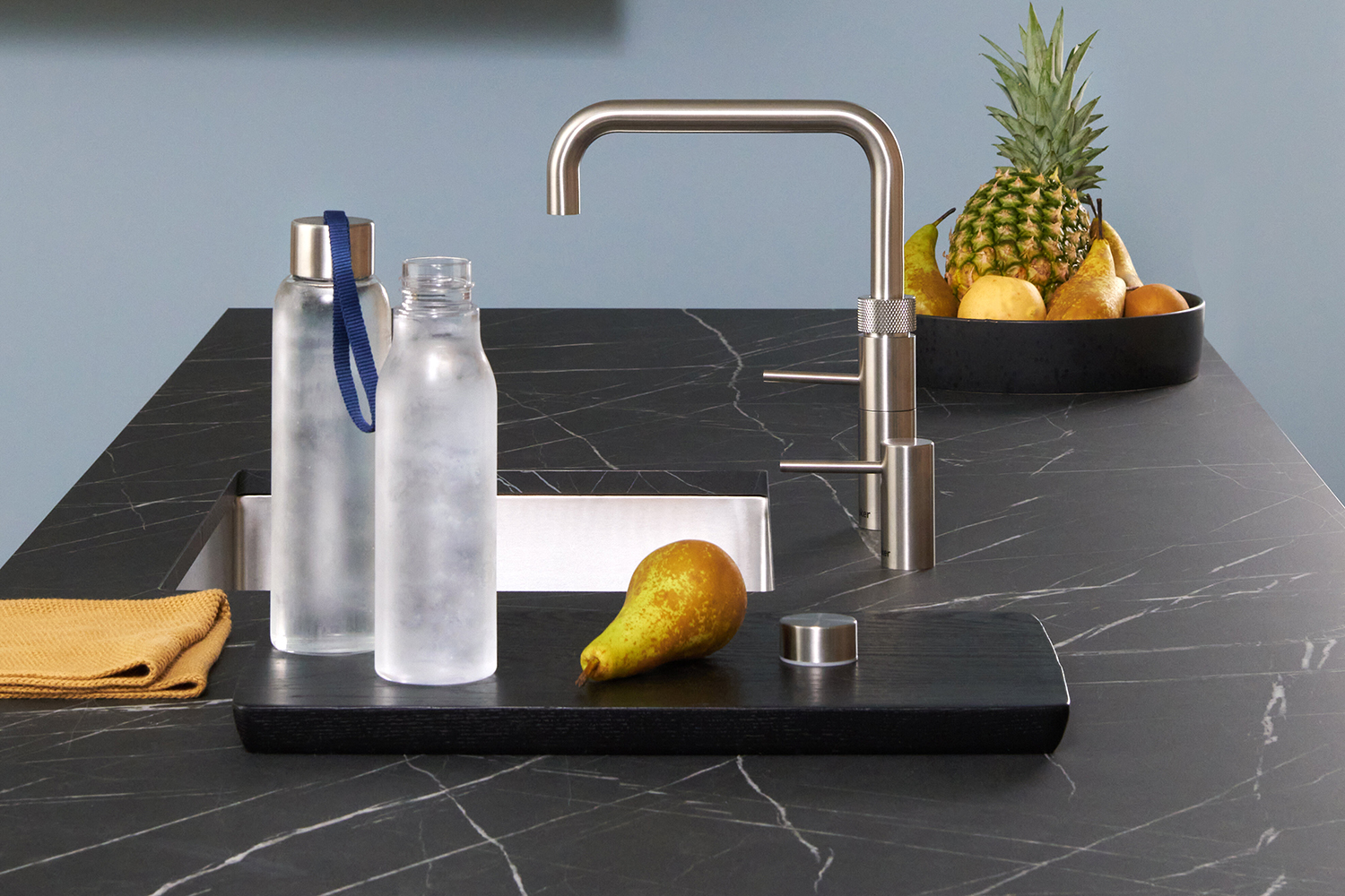 Quooker Fusion Square Tap | Stainless Steel | FNSSST