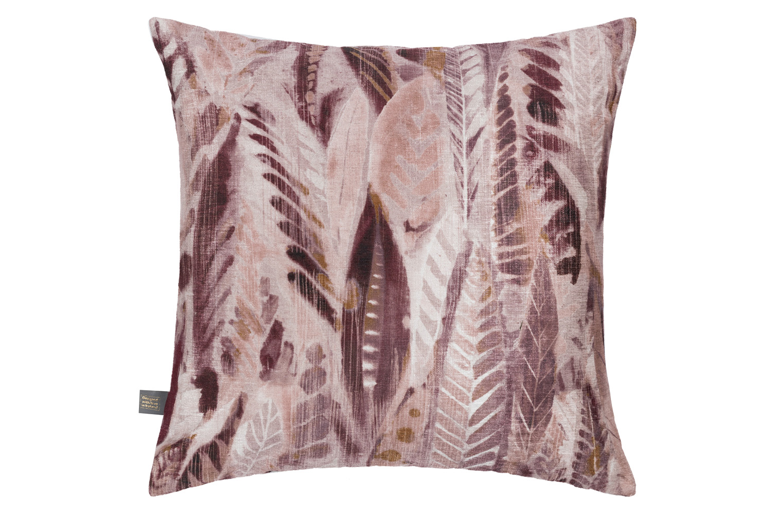 Aven Cushion | Pink/Gold | 45 x 45 cm