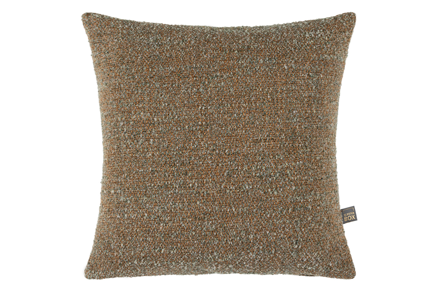 Zari Cushion | Copper/Green | 58 x 58 cm