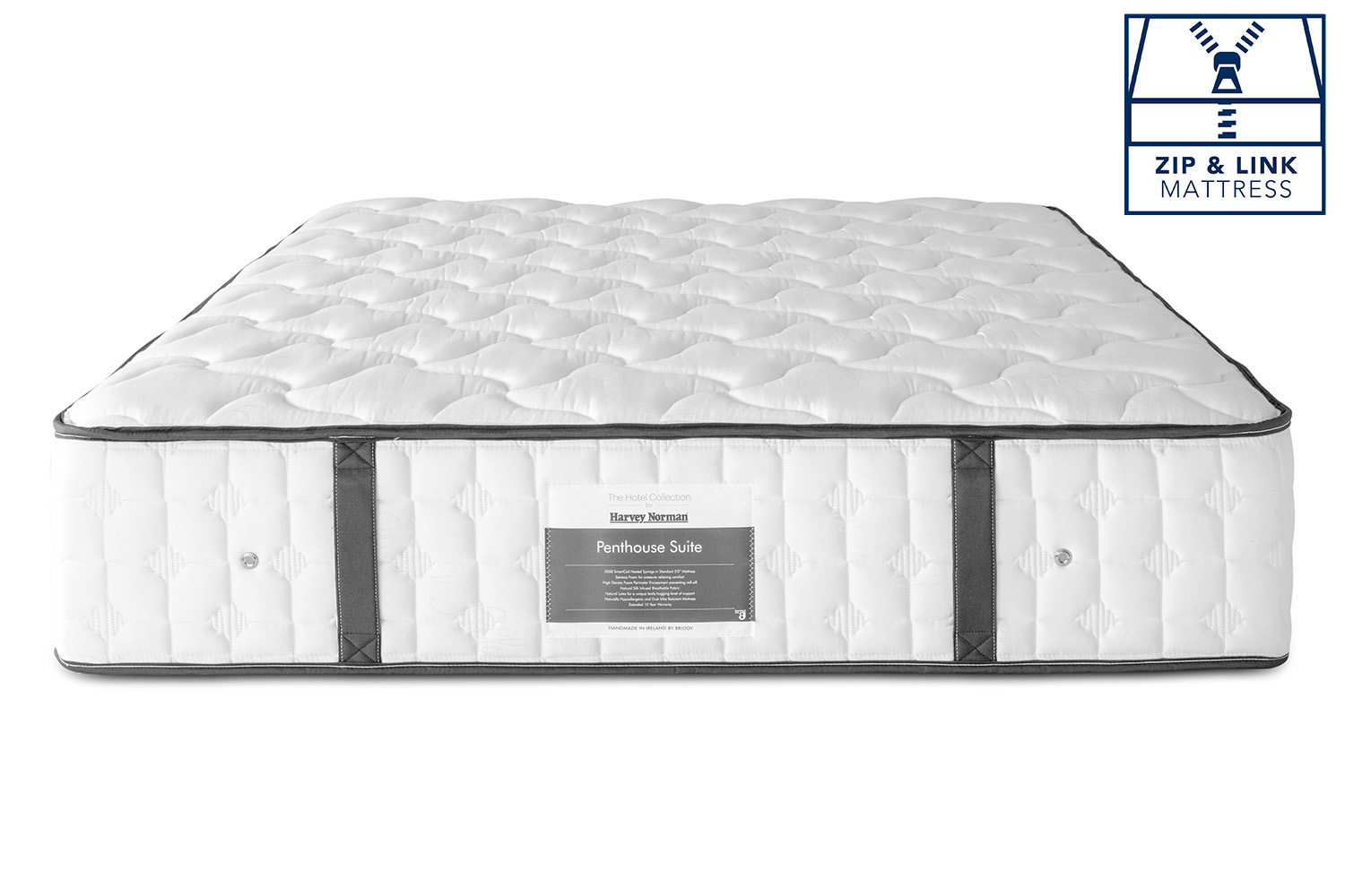Briody | Penthouse Suite Mattress | Super King Zip & Link | 6ft