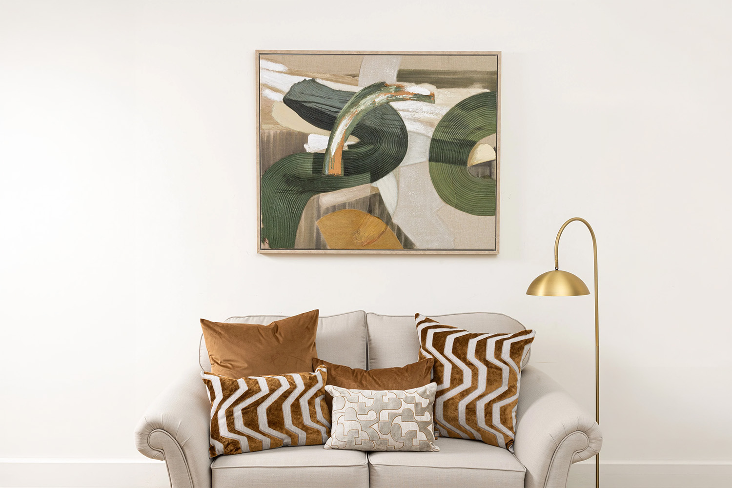 Colby Framed Canvas Painting - Patrick St. Germain | Multicolour | 127 x 102 cm