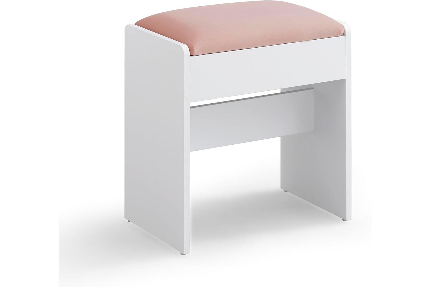 Vanity Bench | Vanity Stool | Velvet | 28.6 X 45 X 45 Cm [Ex-Display DS250377-001731]