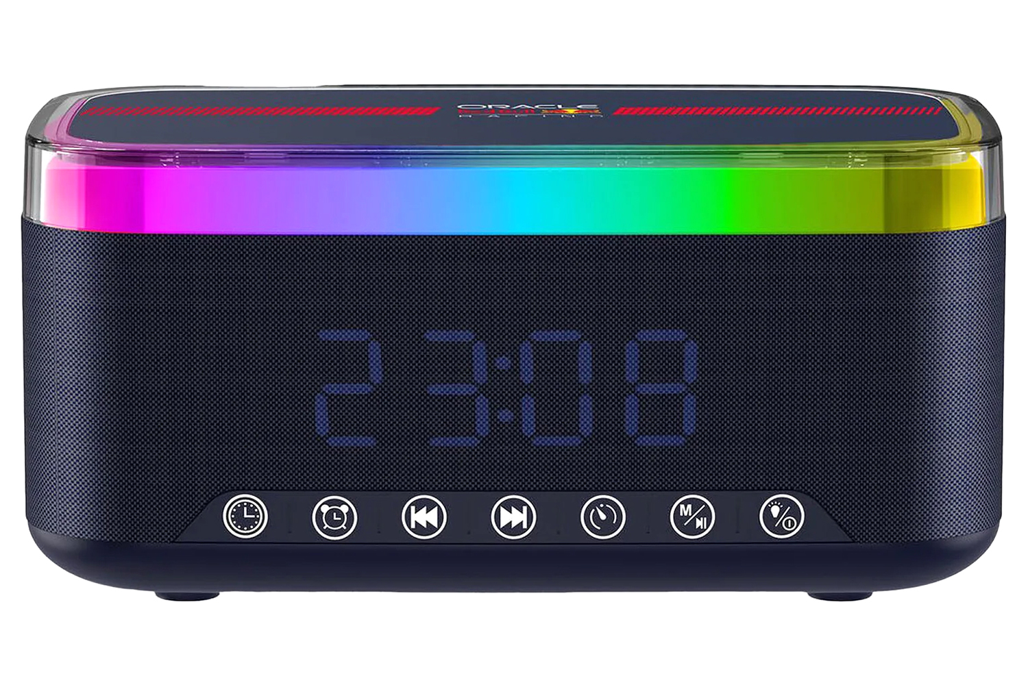 Red Bull Oracle Bluetooth Alarm Clock Radio with Speaker