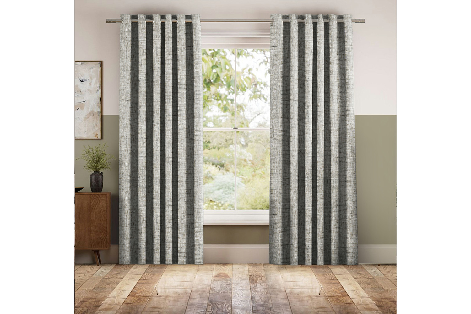 Caden Curtain | Natural/Gold | 228 x 274 cm