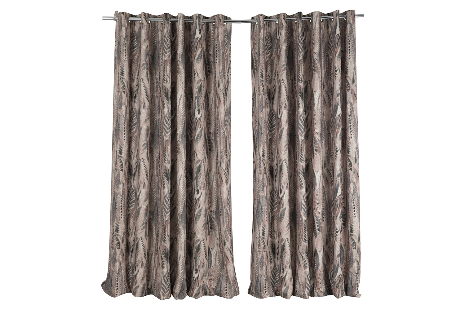 Aven Curtain | Charcoal/Champagne | 228 x 228 cm