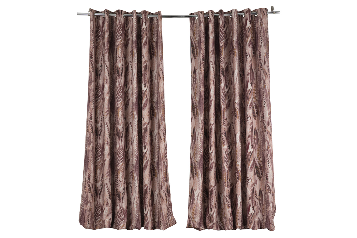 Aven Curtain | Pink/Gold | 335 x 228 cm
