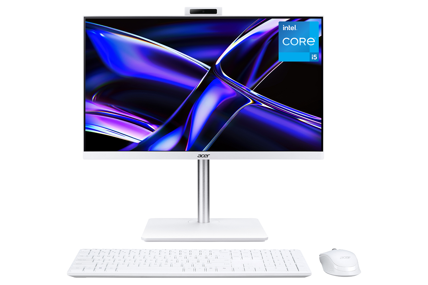 Acer Aspire C24-A All-in-One 23.8" Desktop Computer | Intel Core i5 | 8GB | 1TB | White