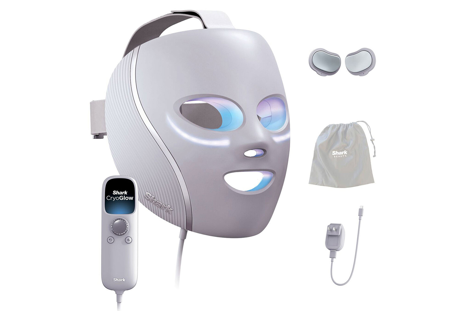 Shark CryoGlow Under Eye Cooling LED Mask | FW312IEPL