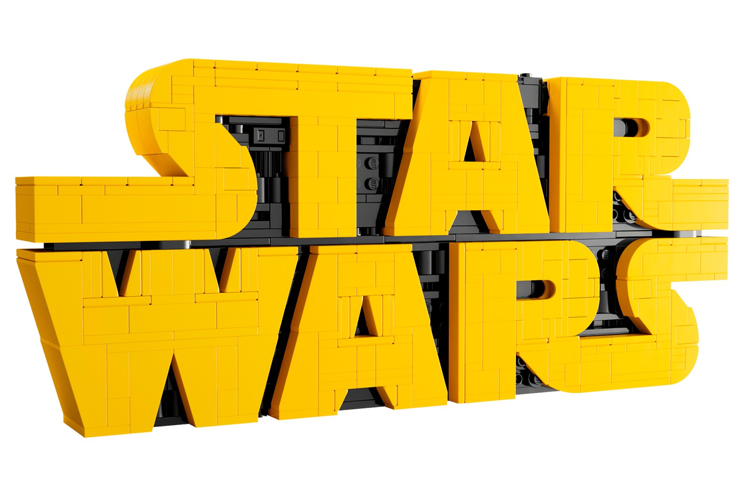 Lego Brick-Built Star Wars Logo