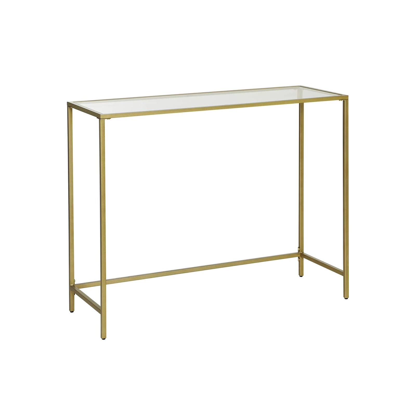 Vasagle Console Table | Gold/Transparent [Ex-Display DC250587-000092]