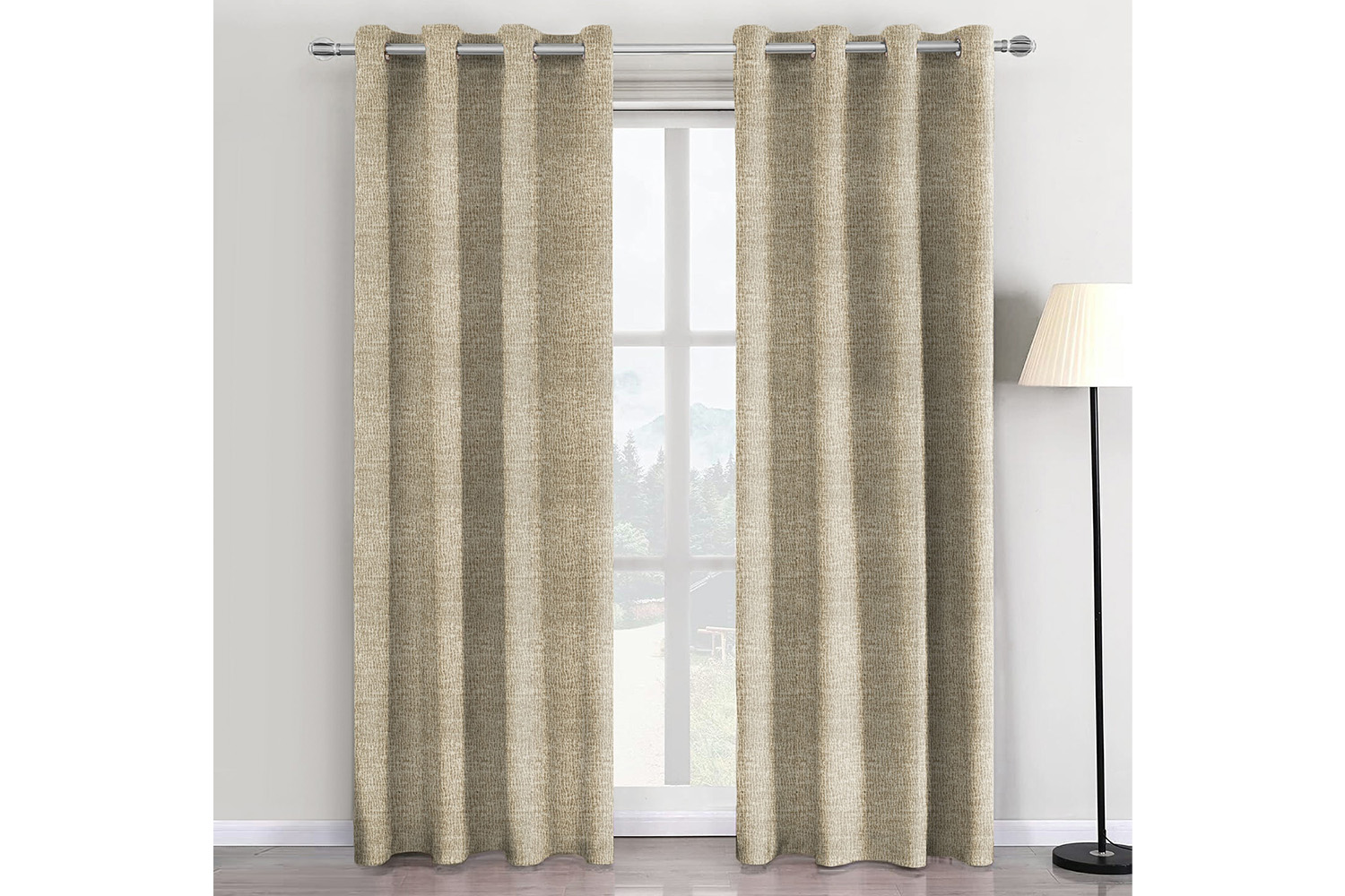 Elowen Curtain | Natural | 228 x 274 cm