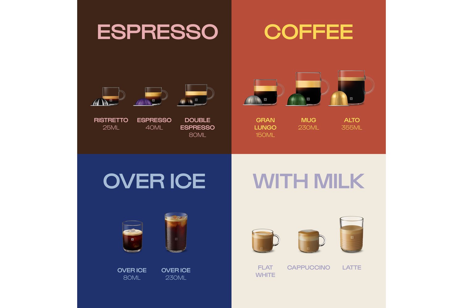 Nespresso Vertuo Up Pod Coffee Machine by Krups | XN9408G0 | Black