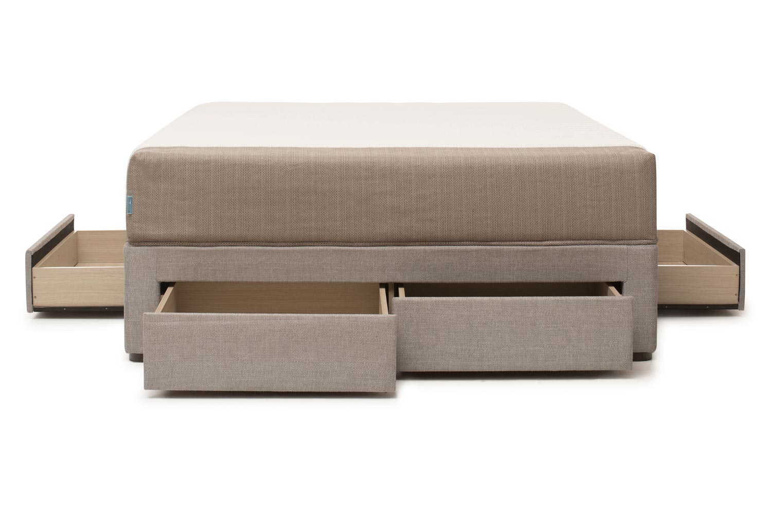 Duval | King | 5ft | Divan Base with Storage | Grey