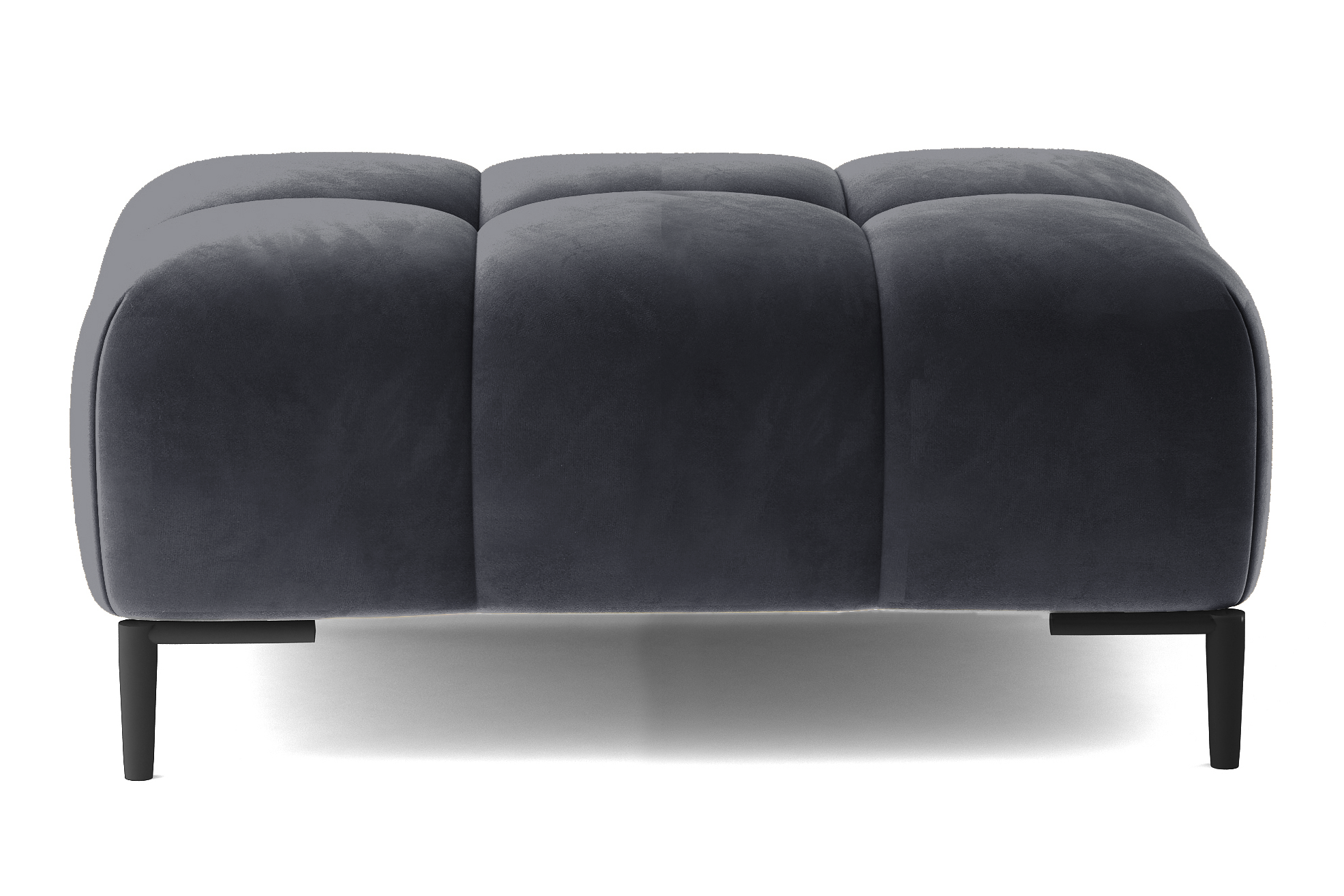 Cassie S Footstool | Fabric | Grey
