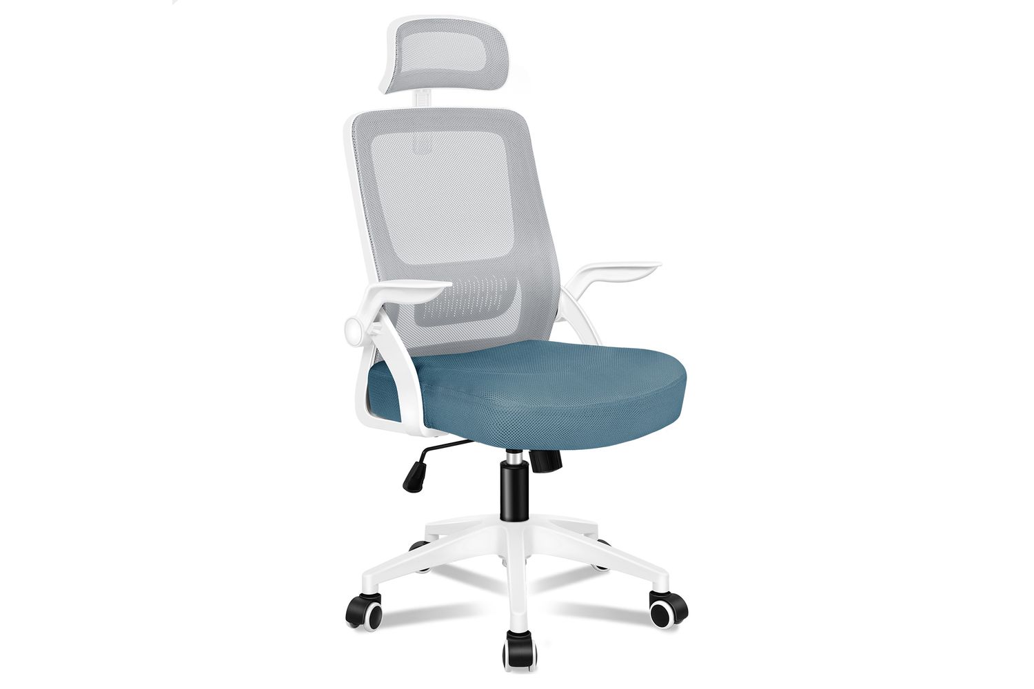 Alfordson Arco Office Chair | Ergonomic Mesh | Blue Grey